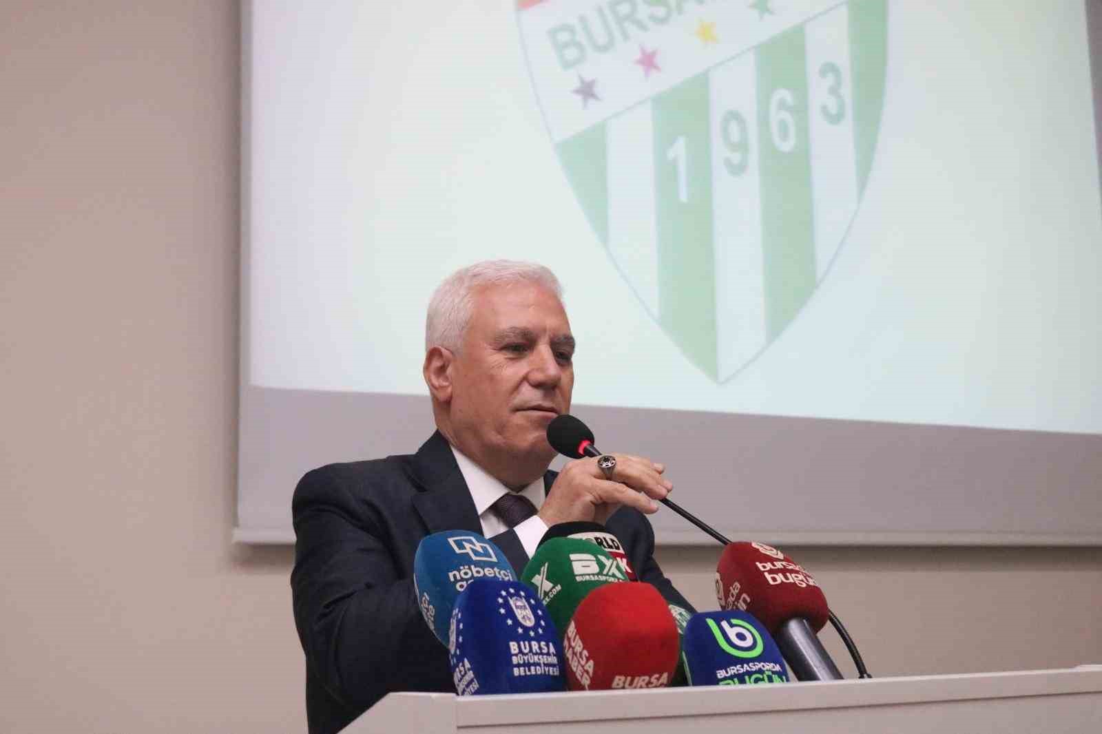 Bursa Büyükşehir Belediye Başkanı Mustafa Bozbey: “Bursaspor İçin Sistem Oluşturmalıyız”