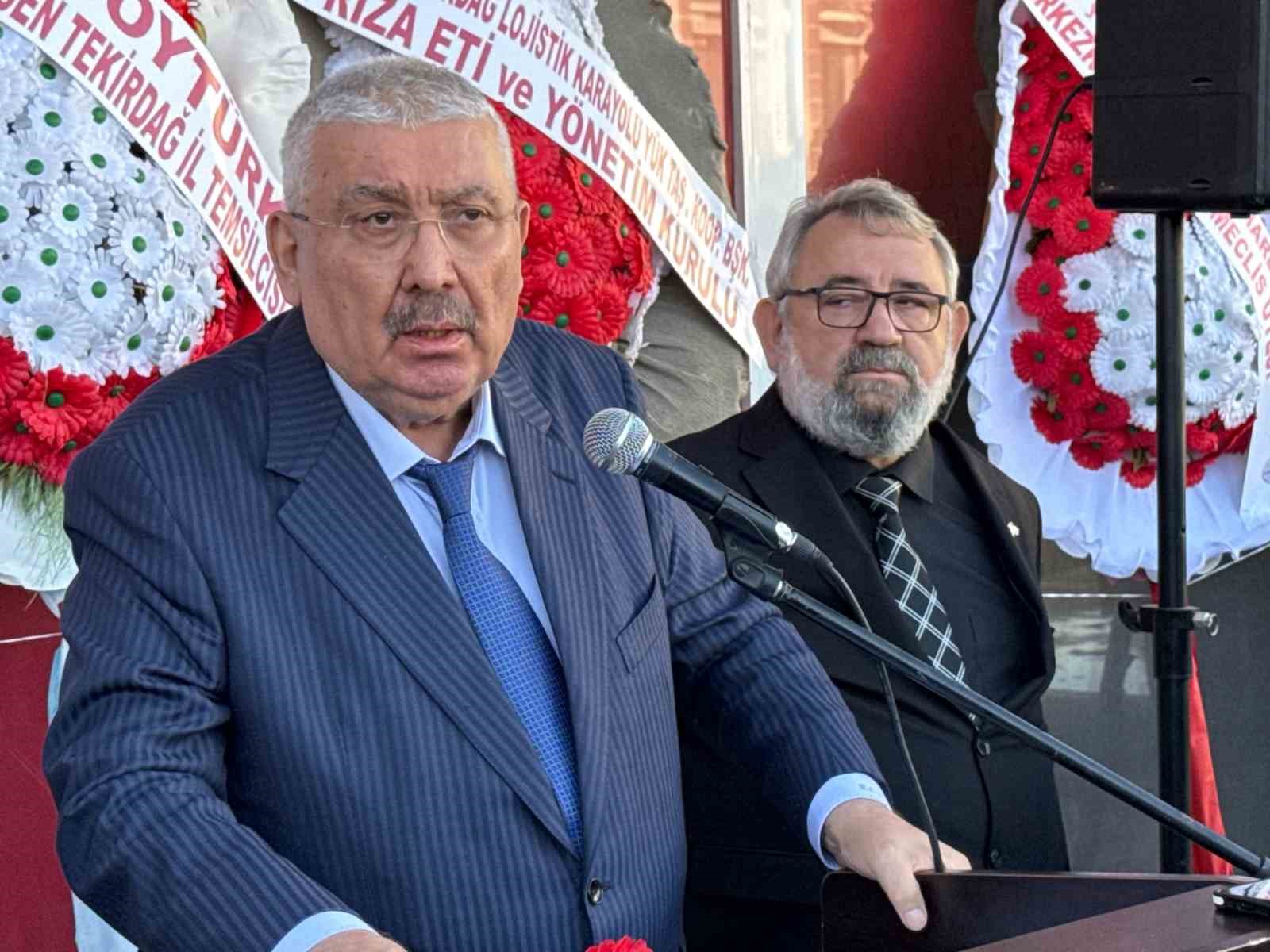 Mhp Genel Başkan Yardımcısı Yalçın Tekirdağdaki Açılışta Terörsüz Türkiye Sürecini Değerlendirdi