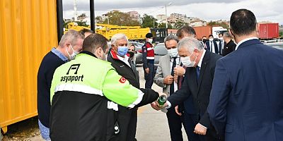 ASYAPORT’TA BALIK ZİYAFETİ YAPILDI