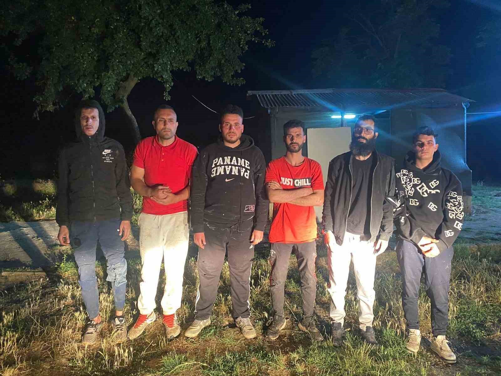 Bulgaristana Kaçmaya Çalışan 6 Düzensiz Göçmen Sınırda Yakalandı