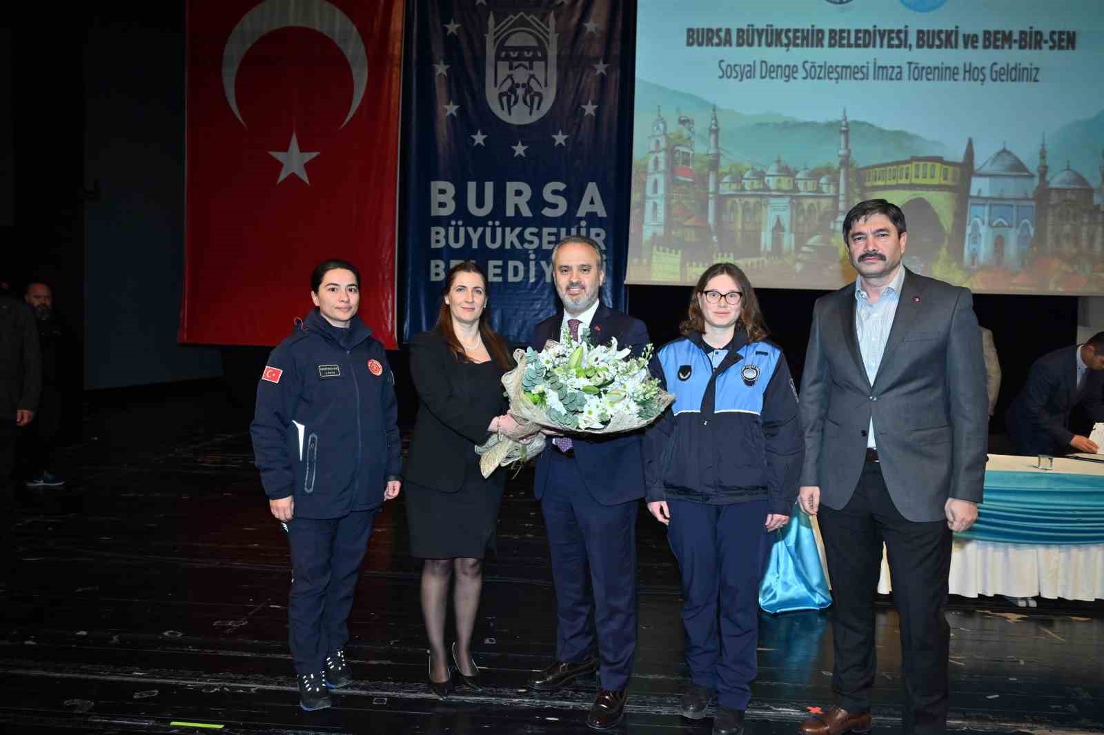 Bursa Büyükşehir Belediyesi Memuruna ‘Tavandan Destek