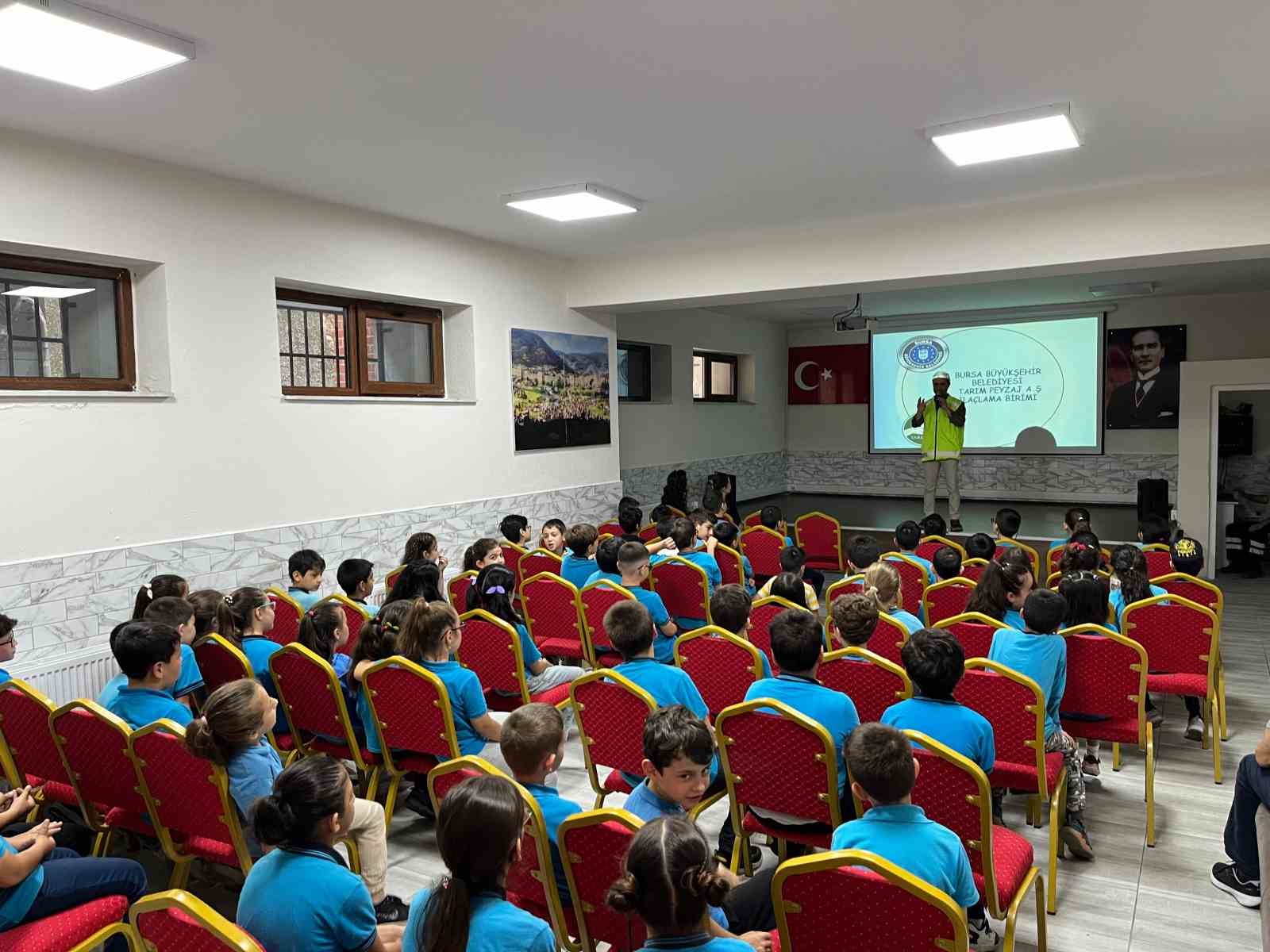 Bursa Büyükşehirden Çocuklara Haşereyle Mücadele Eğitimi