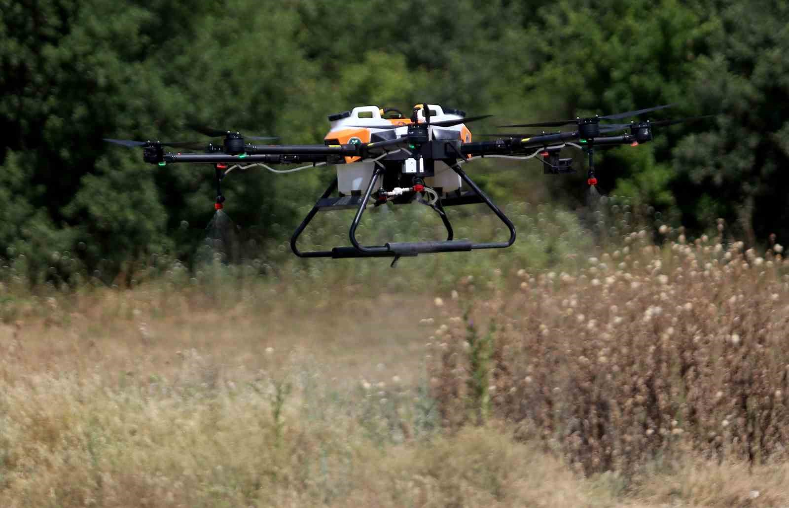 Bursada Haşerelere Karşı Dronlu Mücadele