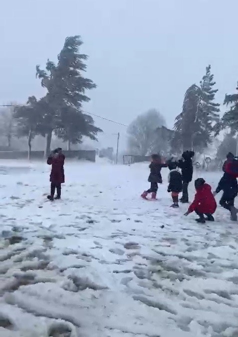 Çanakkalede Okullara Kar Tatili
