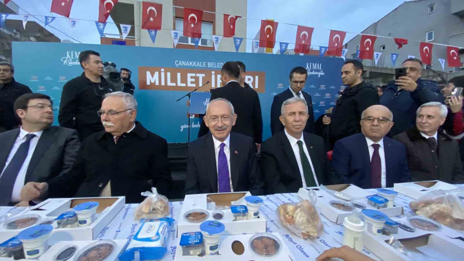 Chp Lideri Kılıçdaroğlu Çanakkalede İftara Katıldı