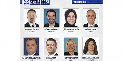 CHP'nin Kalesi Tekirdağ'da CHP 4, AK Parti 3, İyi Parti 1 Milletvekili Çıkardı