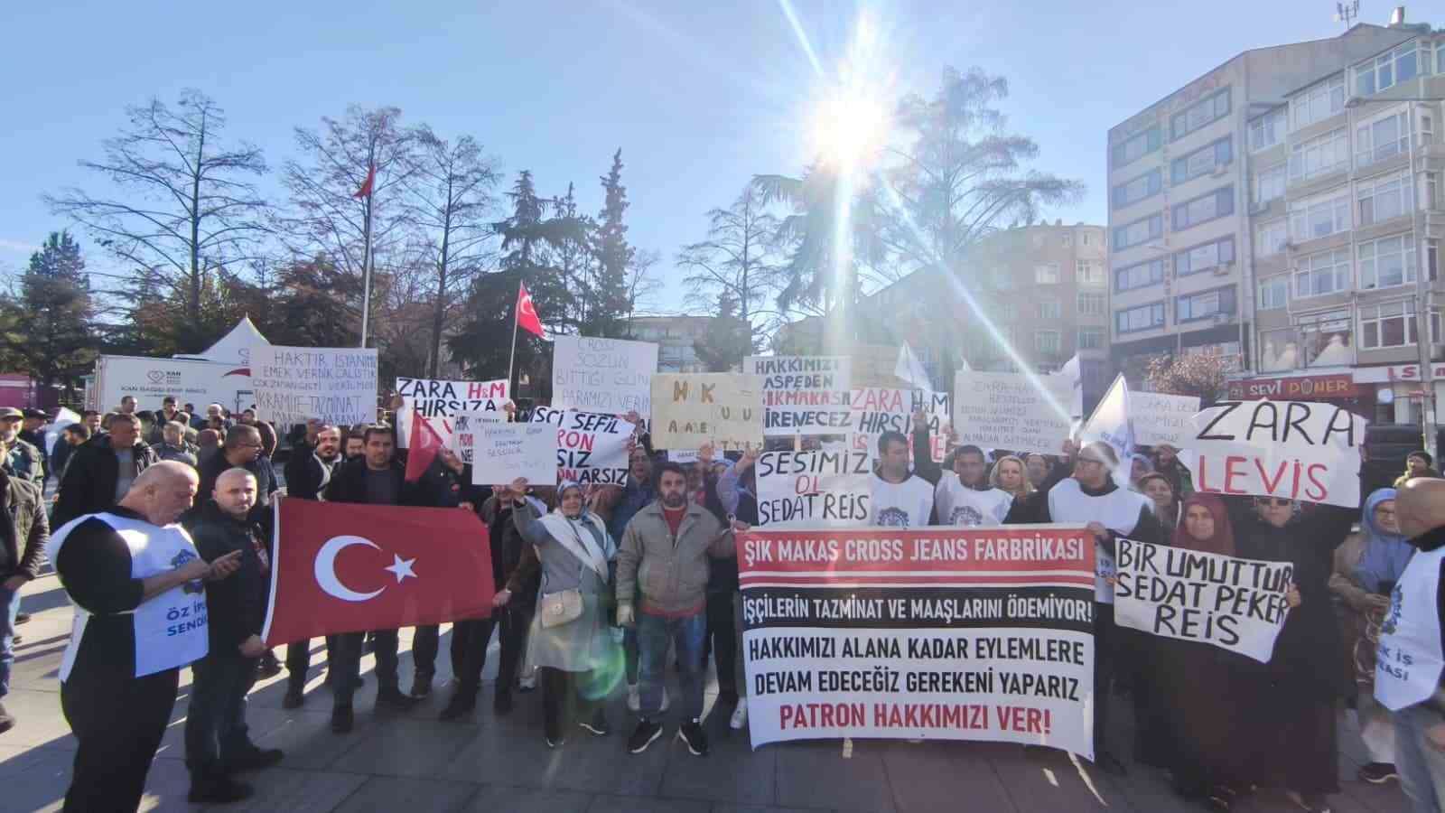 Çorluda İşçilerinden Hak Arayışı Eylemi