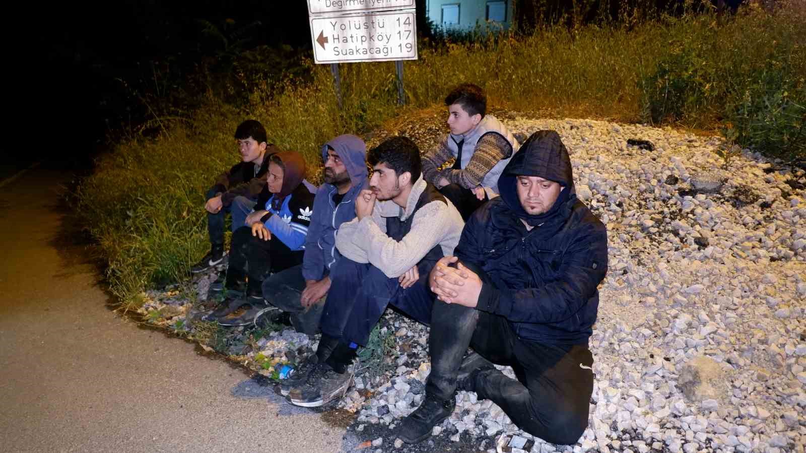 Edirnede 7 Göçmen Yakalandı