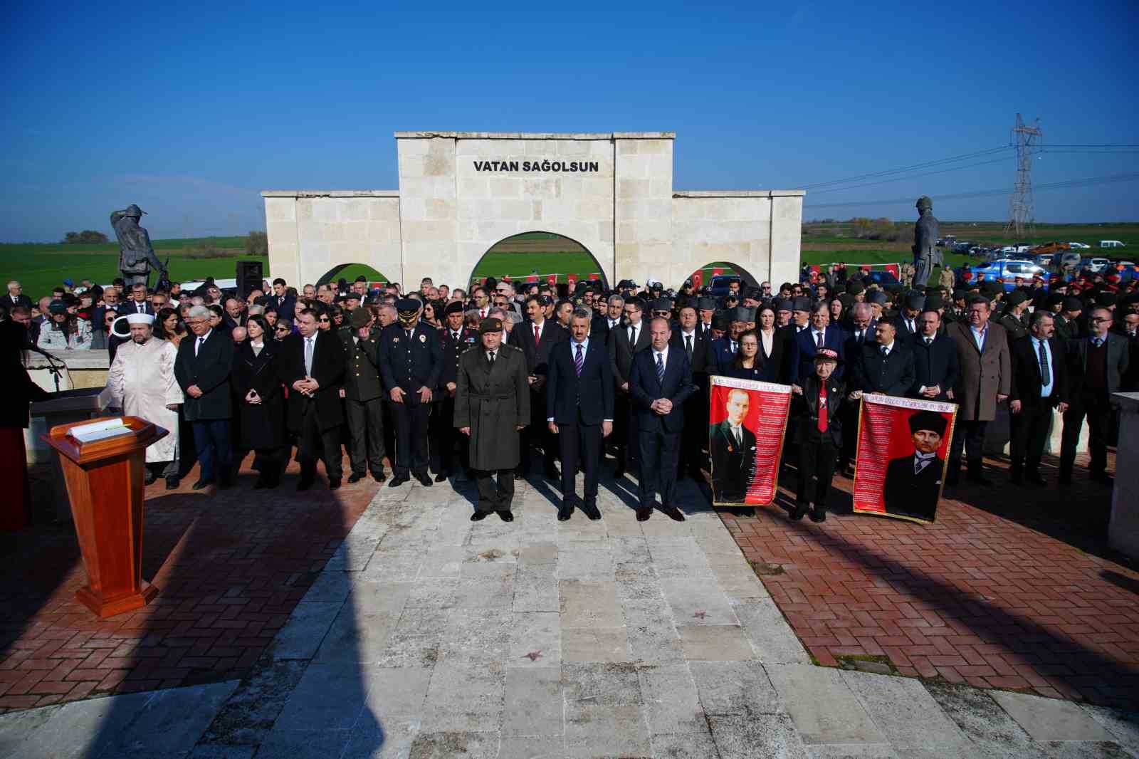 Edirnede Çanakkale Şehitleri Düzenlenen Törenle Anıldı