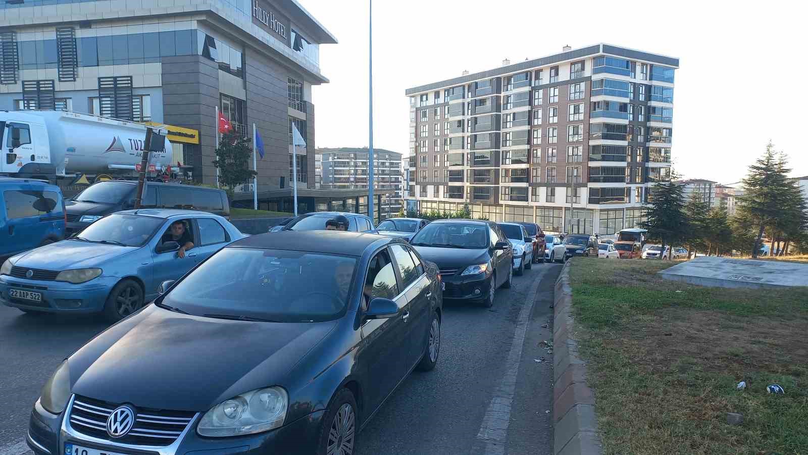 Edirnede Trafik Yoğunluğu