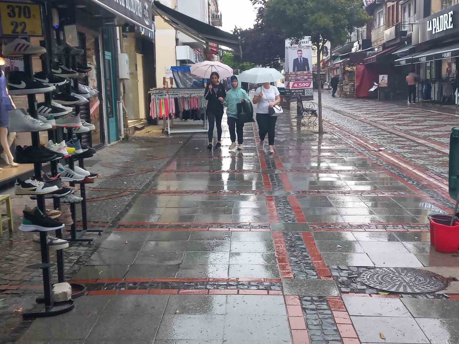 Edirnede Yaz Yağmuru