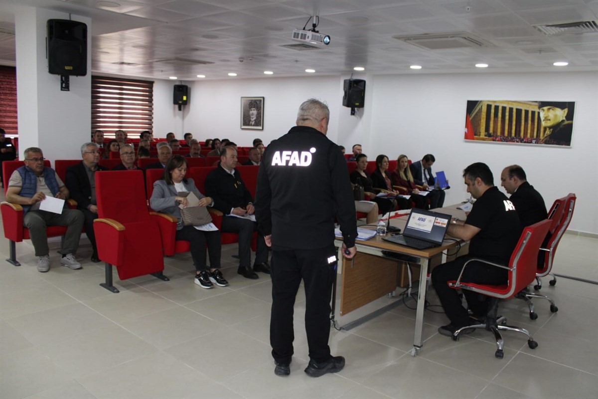 Ergenede Afet Müdahale Planı Toplantısı Gerçekleştirildi