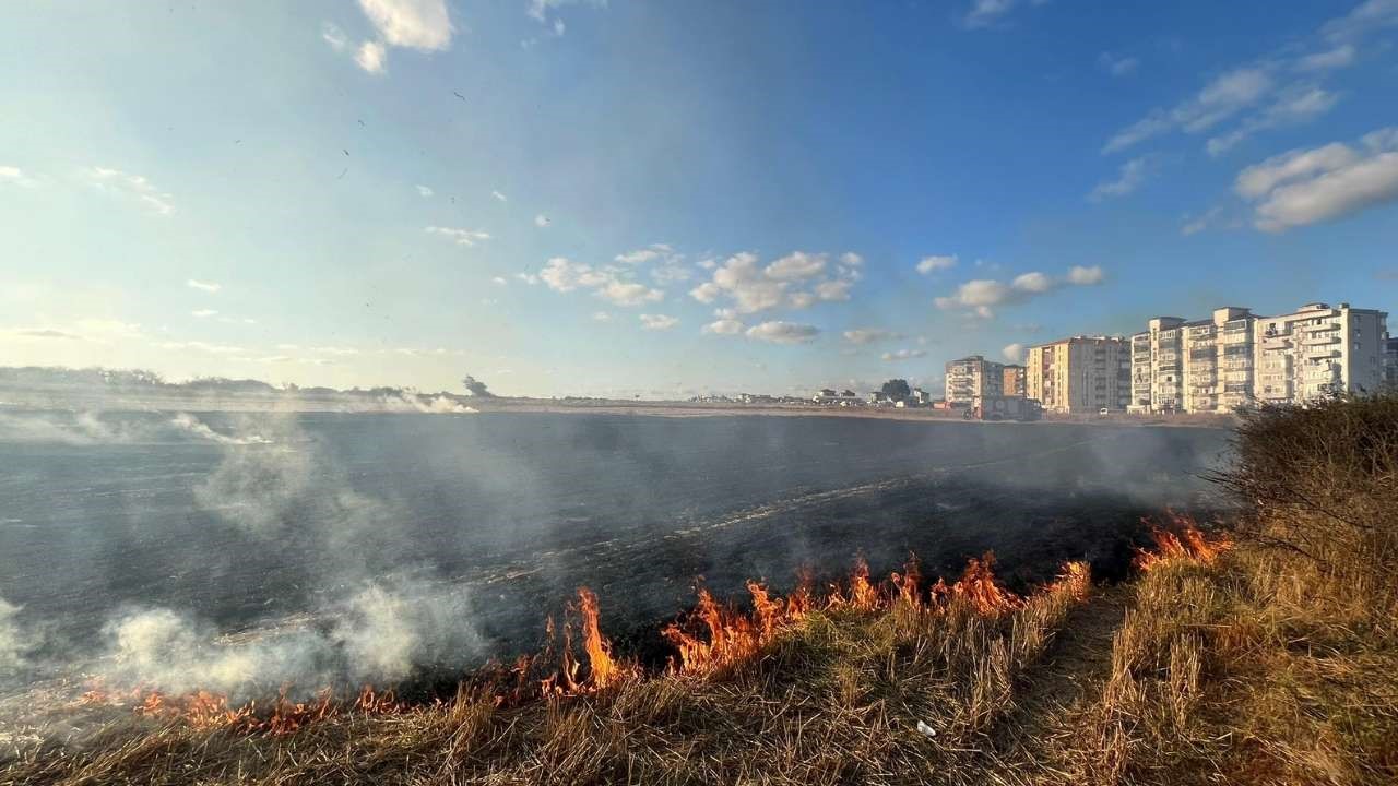 Kapaklıda Yeni Sanayi Sitesi Mevkiinde Yangın