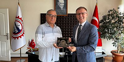 Kaymakam Sarılı'dan Başkan Dobrucalı'ya Veda Ziyareti 