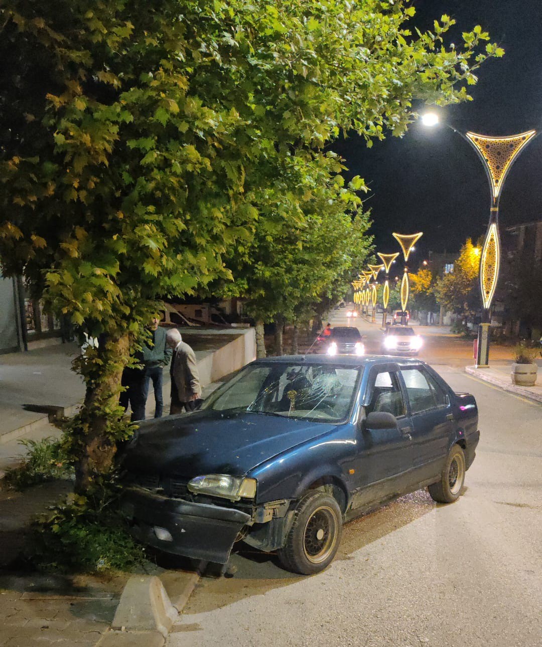 Keşanda Otomobil Ağaca Çarptı: 1 Yaralı