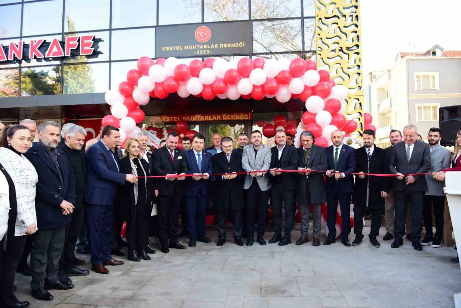 Kestel Muhtarlar Derneğinin Yeni Binası Açıldı