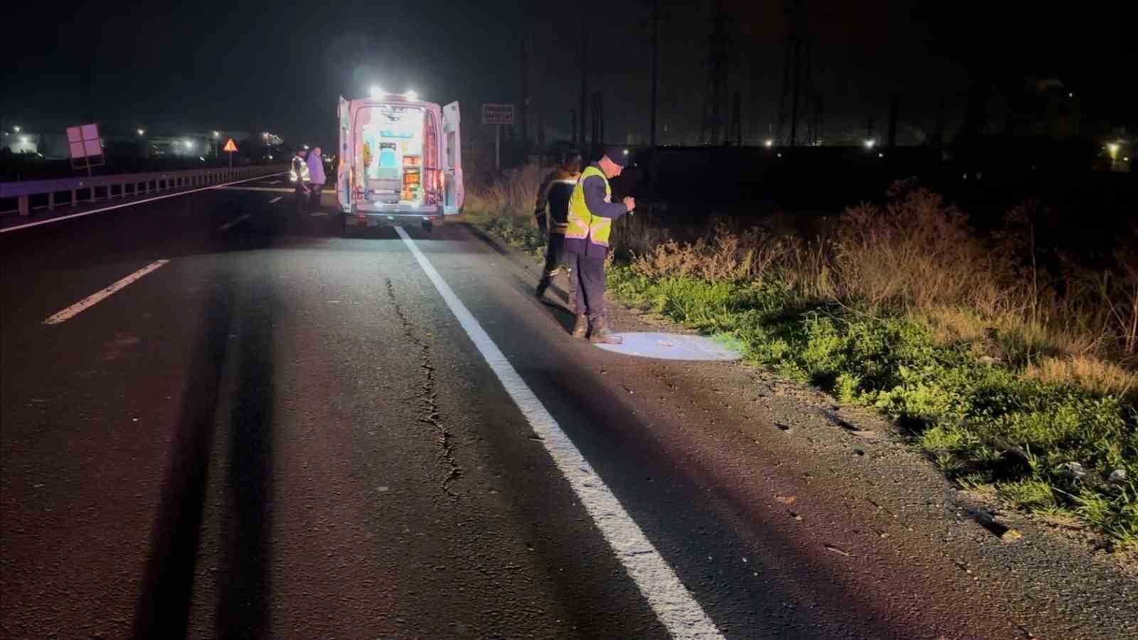 Kırklarelide Aracın Çarpması İle Metrelerce Uzağa Savrulan Şahıs Hayatını Kaybetti