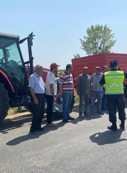 Kırklarelinde Jandarmanın Denetimine Takılan 9 Araç Trafikten Men Edildi