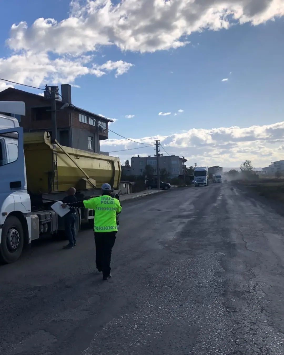 Kırklarelinde Yük Taşıyan Araçlar Denetlendi