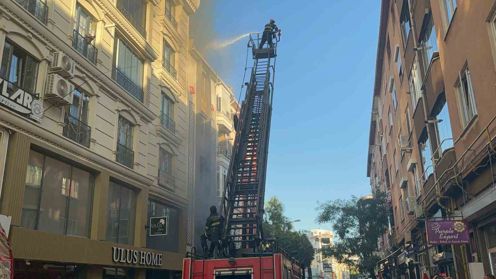 Lüleburgazda İş Yeri Yangını