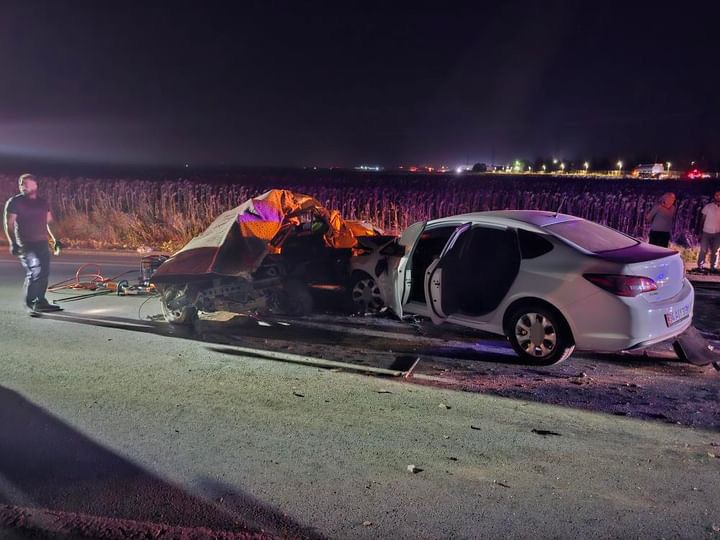 Lleburgazda Trafik Kazas?: Kar?-Koca Hayat?n? Kaybetti