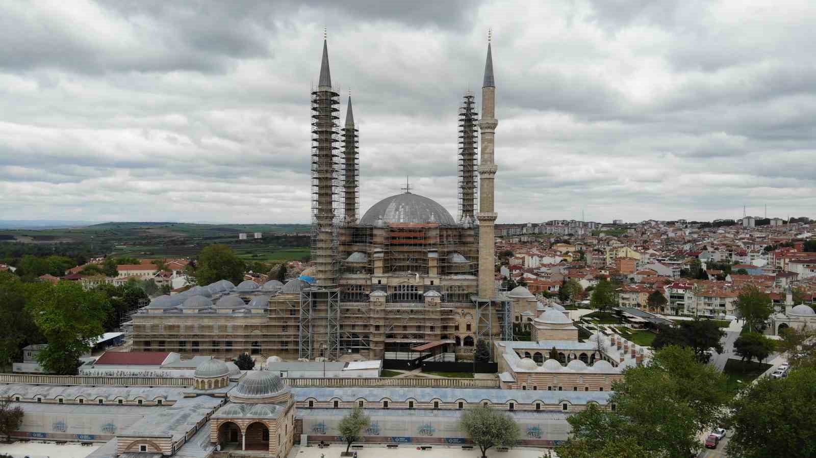 Mimar Sinanın Ustalık Eseri Selimiye Camii, Yıl Sonunda Modern Görünüme Kavuşacak