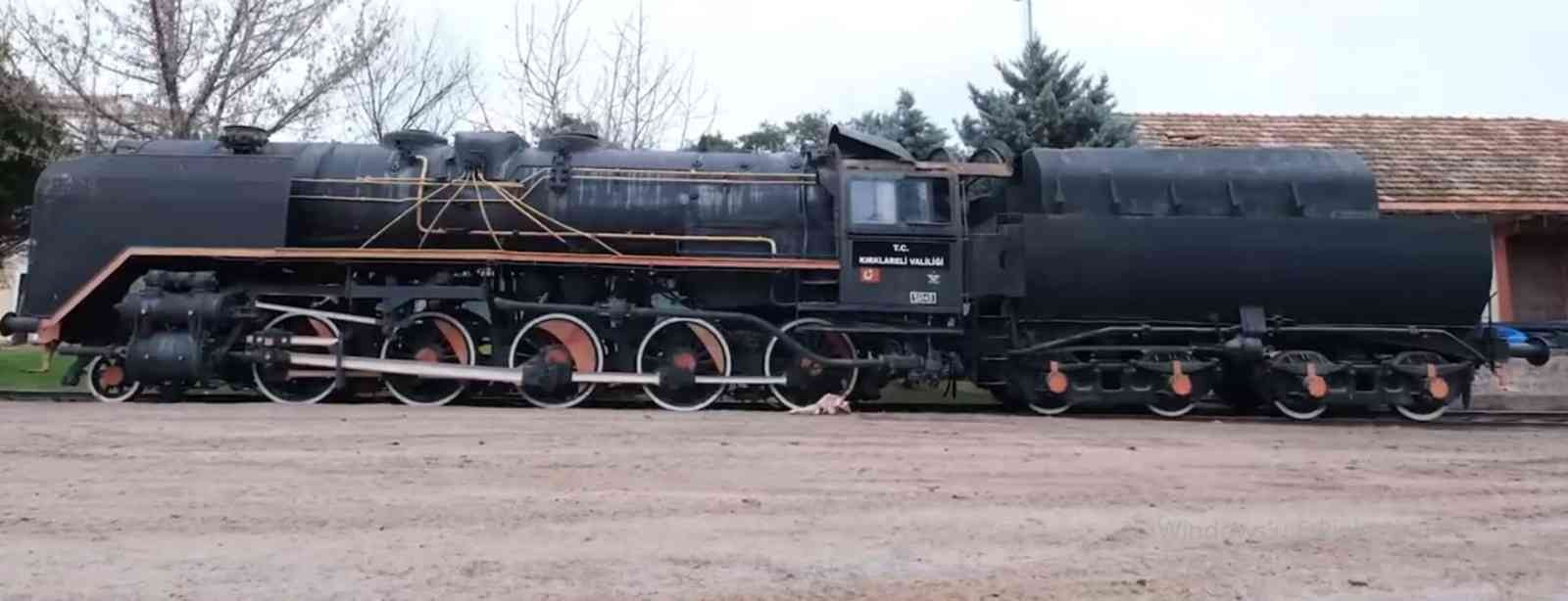 Nostaljik Kara Tren Kırklareli Millet Bahçesinde Sergilenecek
