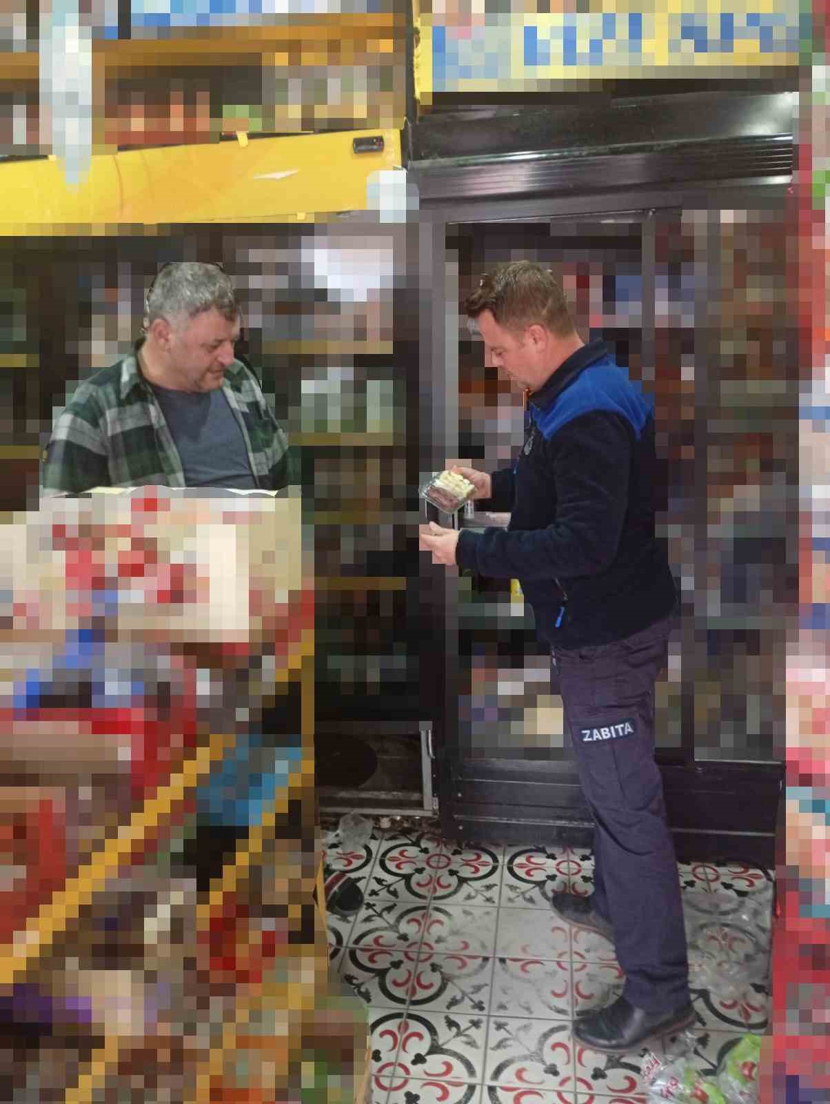 Pınarhisarda Zabıta Ekiplerinden Marketlere Sıkı Denetim