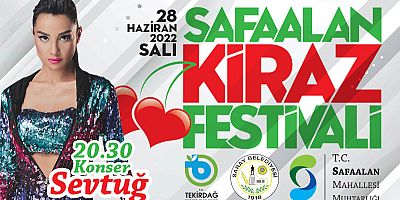 Safaalan Kiraz Festivali 28 Haziran’da