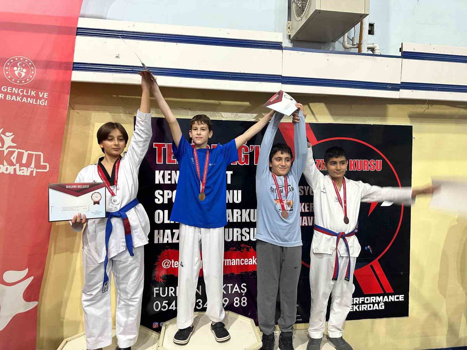 Taekwondo Tekirdağ İl Şampiyonları Malkaradan