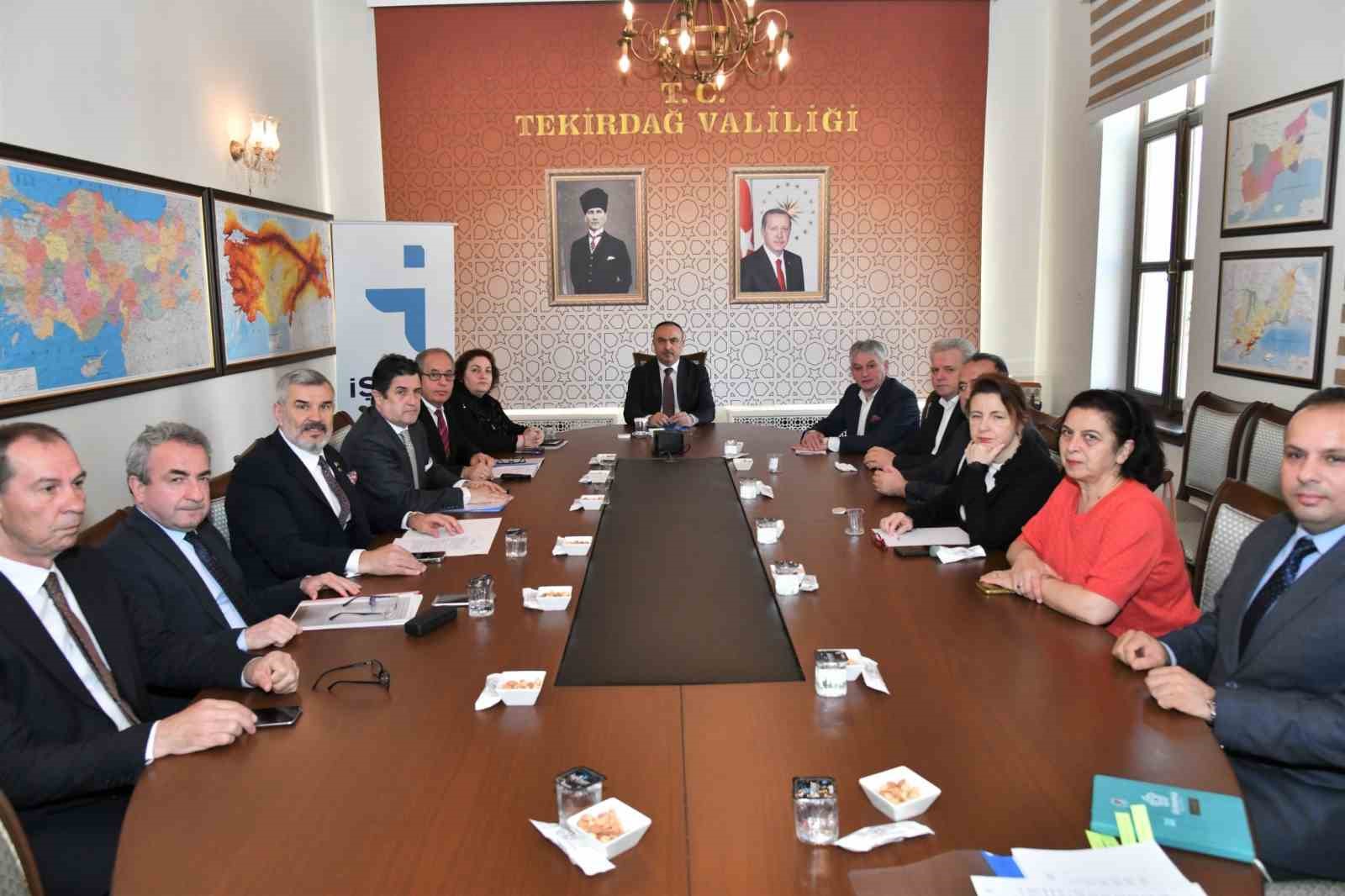 Tekirdağ İl İstihdam Ve Mesleki Eğitim Kurulu Nisan Ayı Olağan Toplantısı Yapıldı