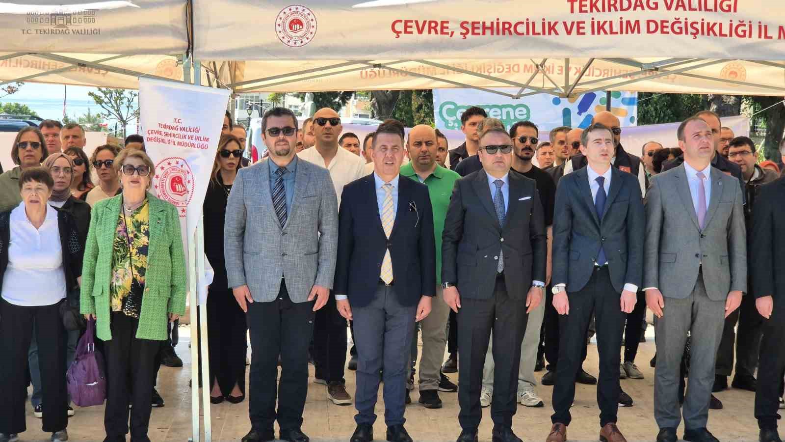 Tekirdağda Çevre Haftası Törenle Kutlandı