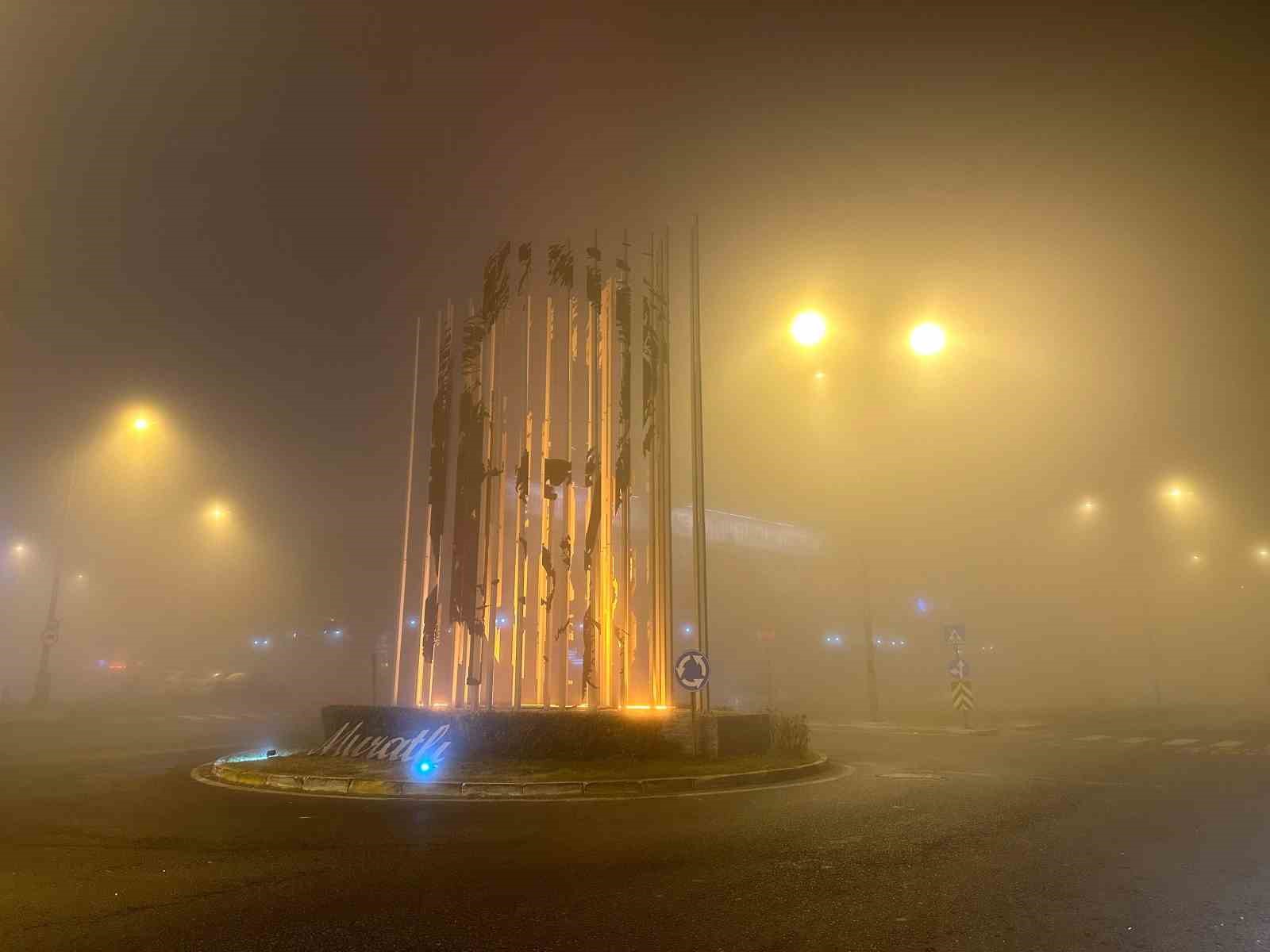 Tekirdağda Gece Sis Etkili Oldu