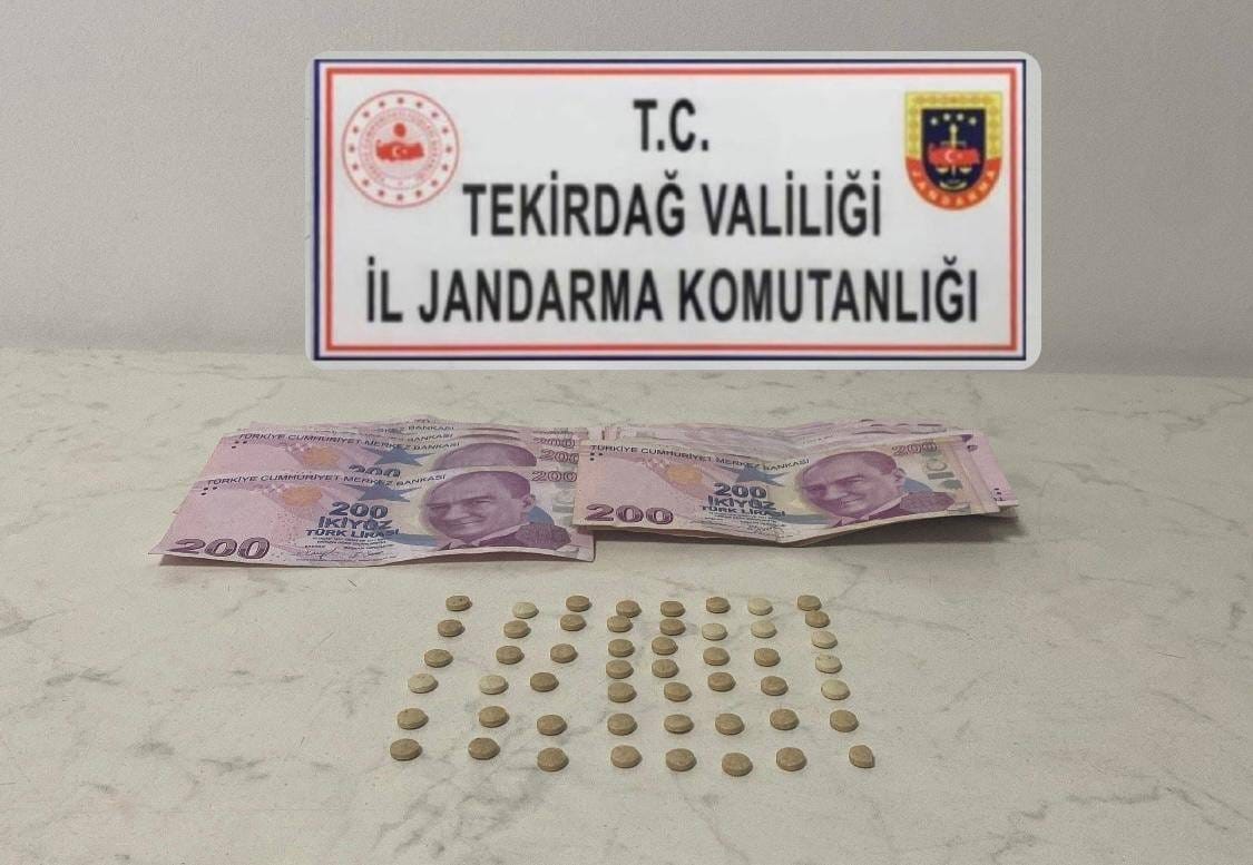 Tekirdağda Jandarmadan Uyuşturucu Operasyonu