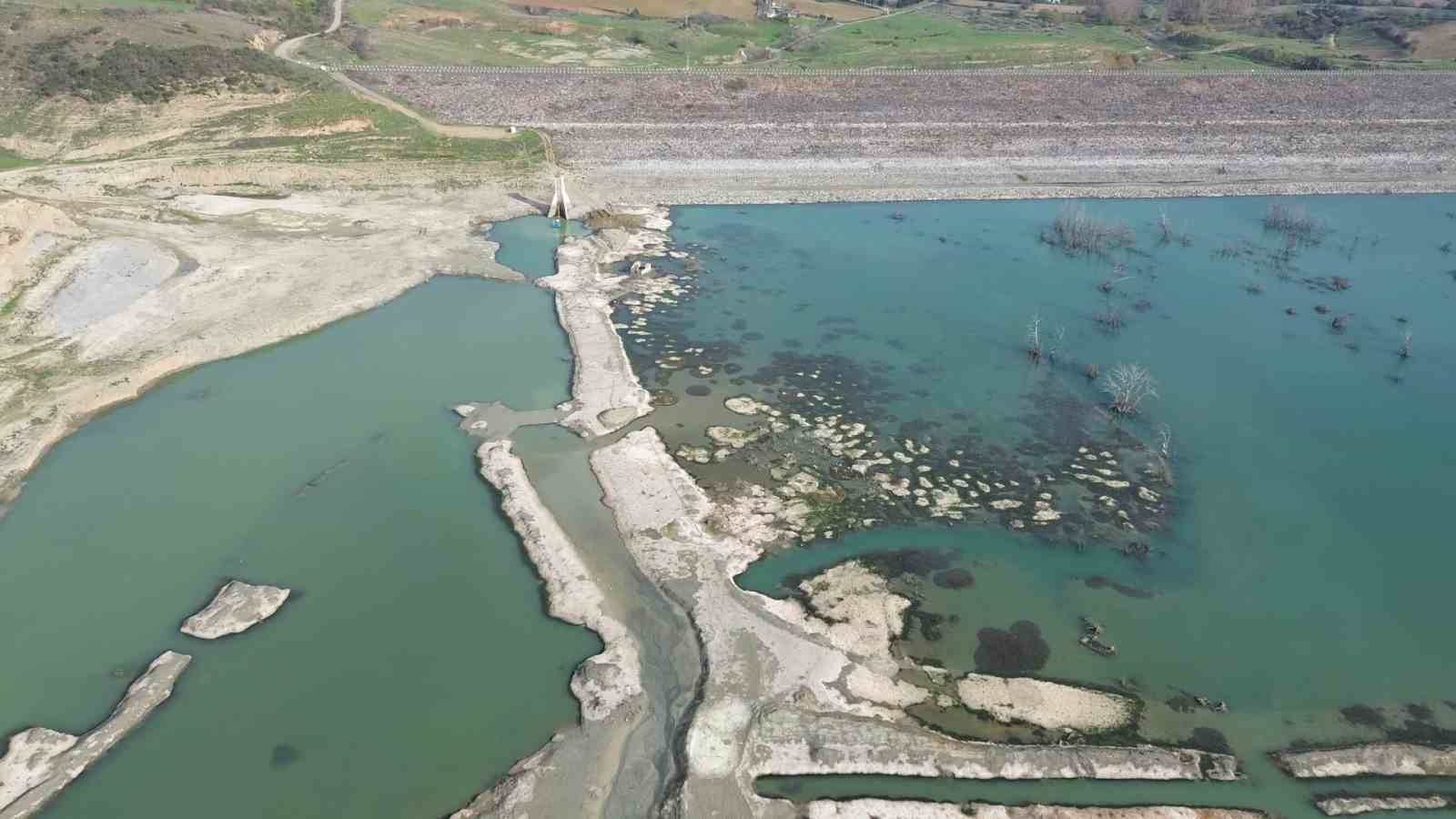 Tekirdağda Korkutan Görüntü: Naip Barajında 20 Günlük Su Kaldı