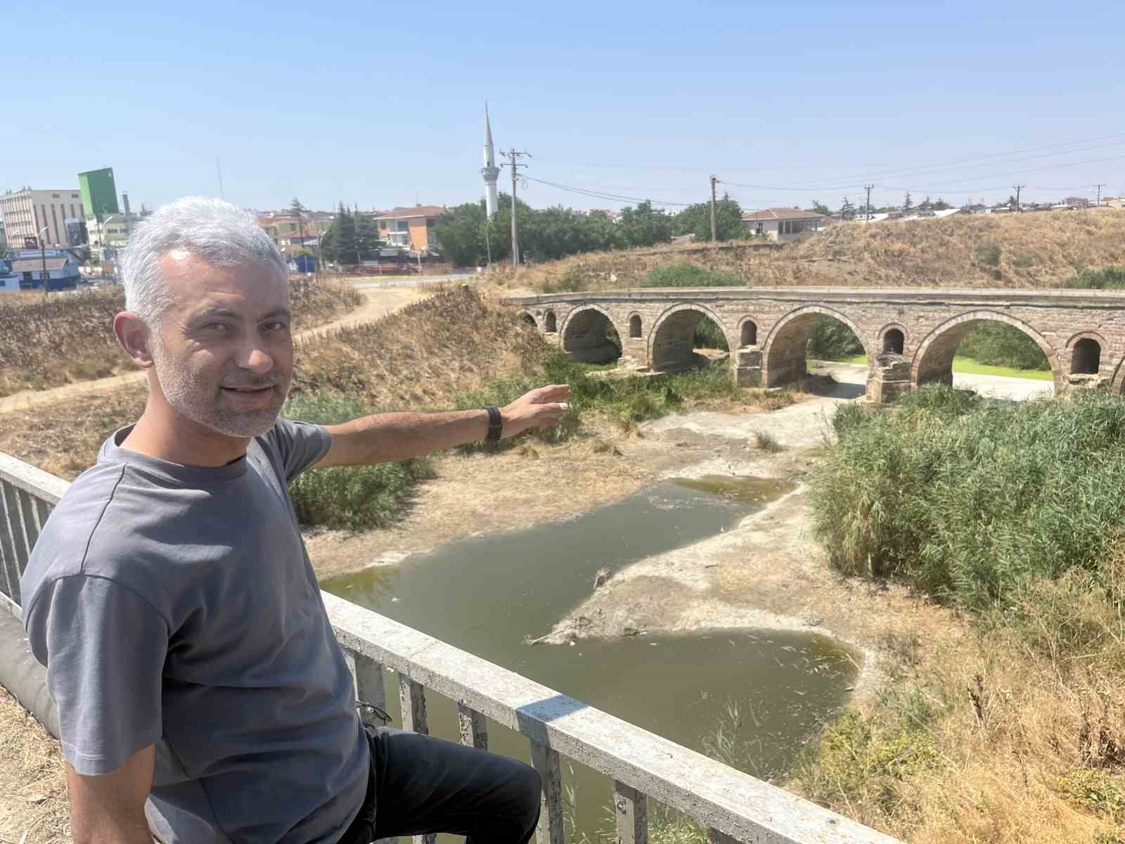 Tekirdağda Kuraklık Nedeniyle Hayrabolu Deresi Kurudu