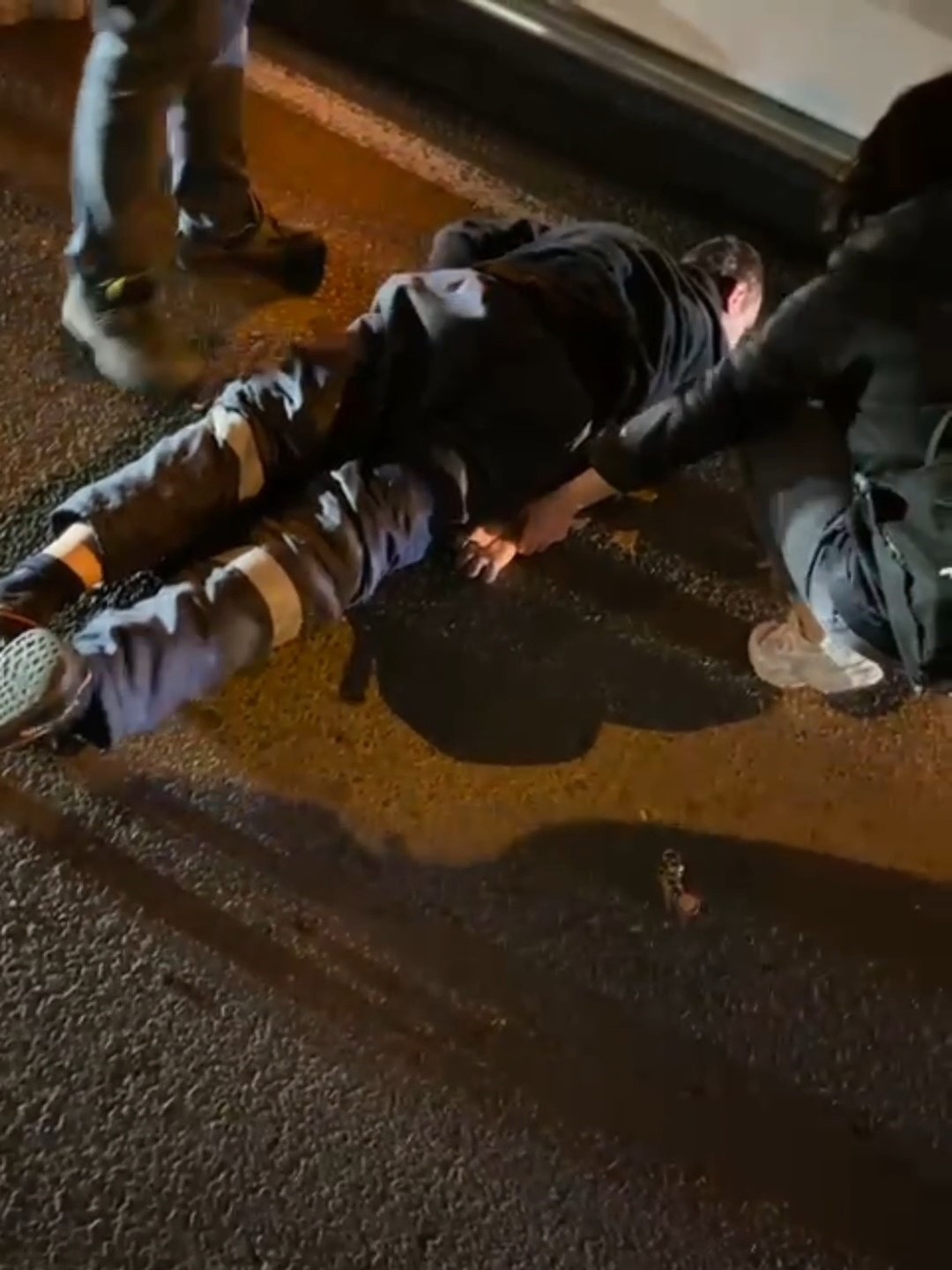 Tekirdağda Motosikletin Çarptığı Yaya Yaralandı