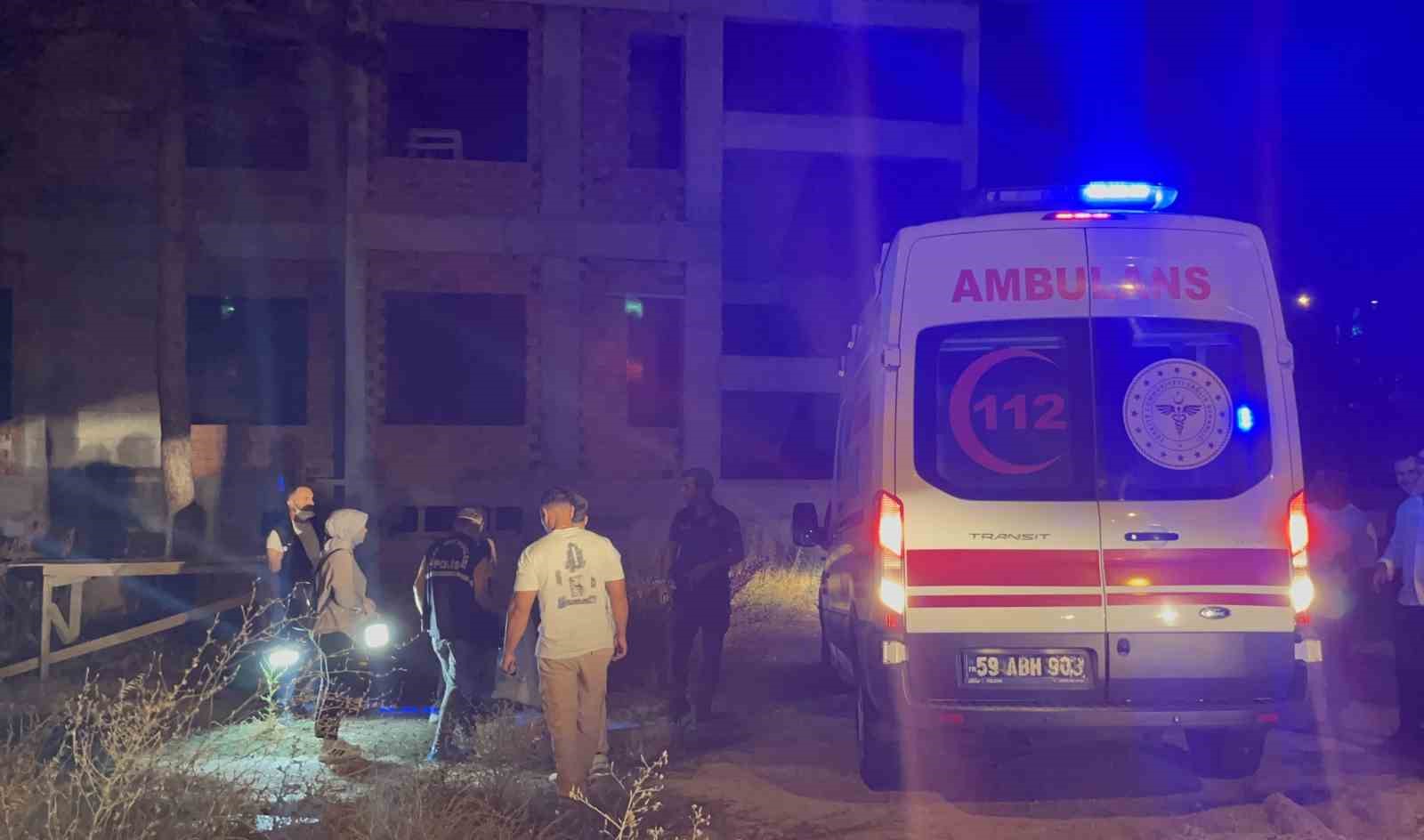 Tekirdağda Okul İnşaatında Erkek Cesedi Bulundu
