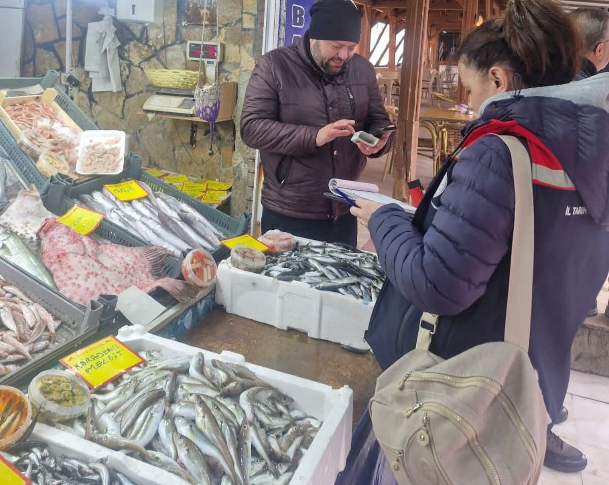 Tekirdağda Perakende Balık Satış Yerlerine Denetim