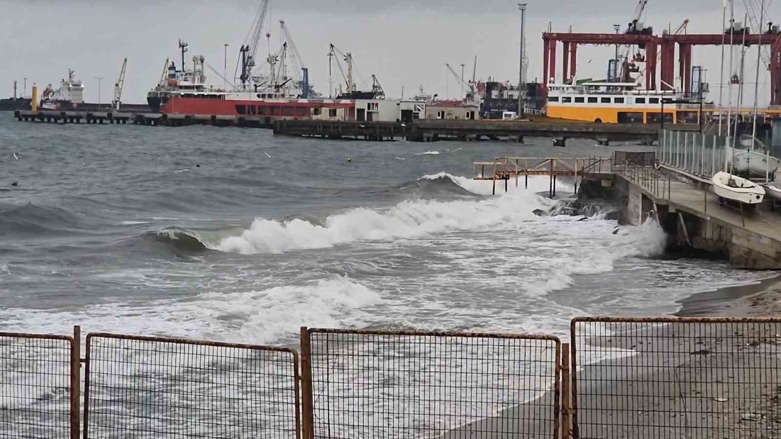 Tekirdağda Şiddetli Poyraz