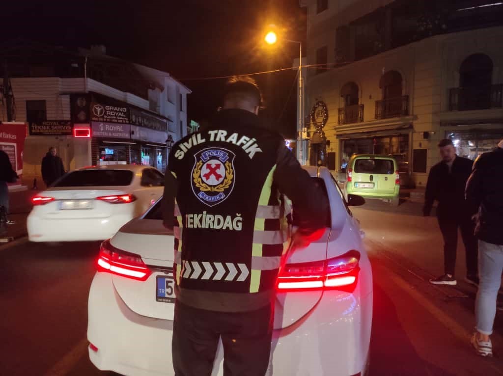 Tekirdağda Sivil Polisi Vale Sanan Alkollü Sürücü Yakalandı