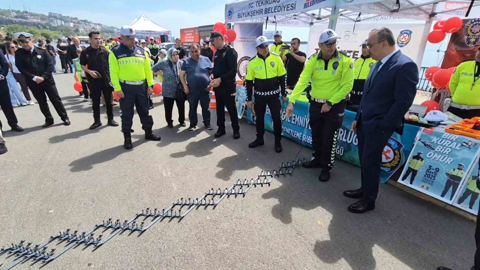 Tekirdağda Trafik Güvenliği Haftası Etkinliği Düzenlendi