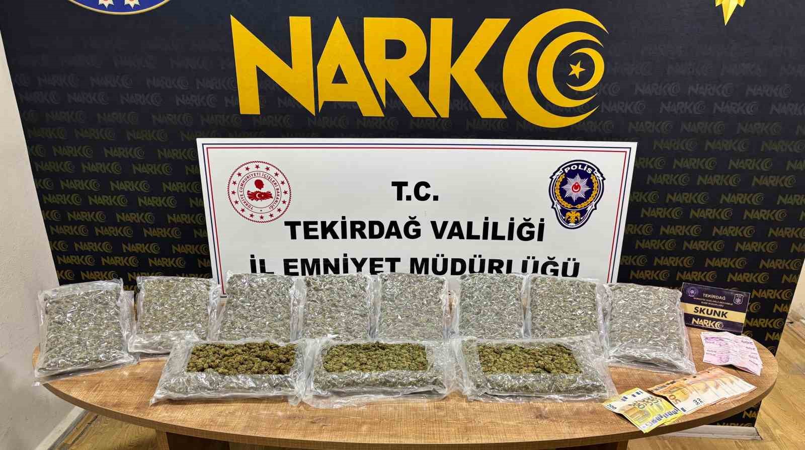 Tekirdağda Uyuşturucu Operasyonlarında 10 Kişi Tutuklandı