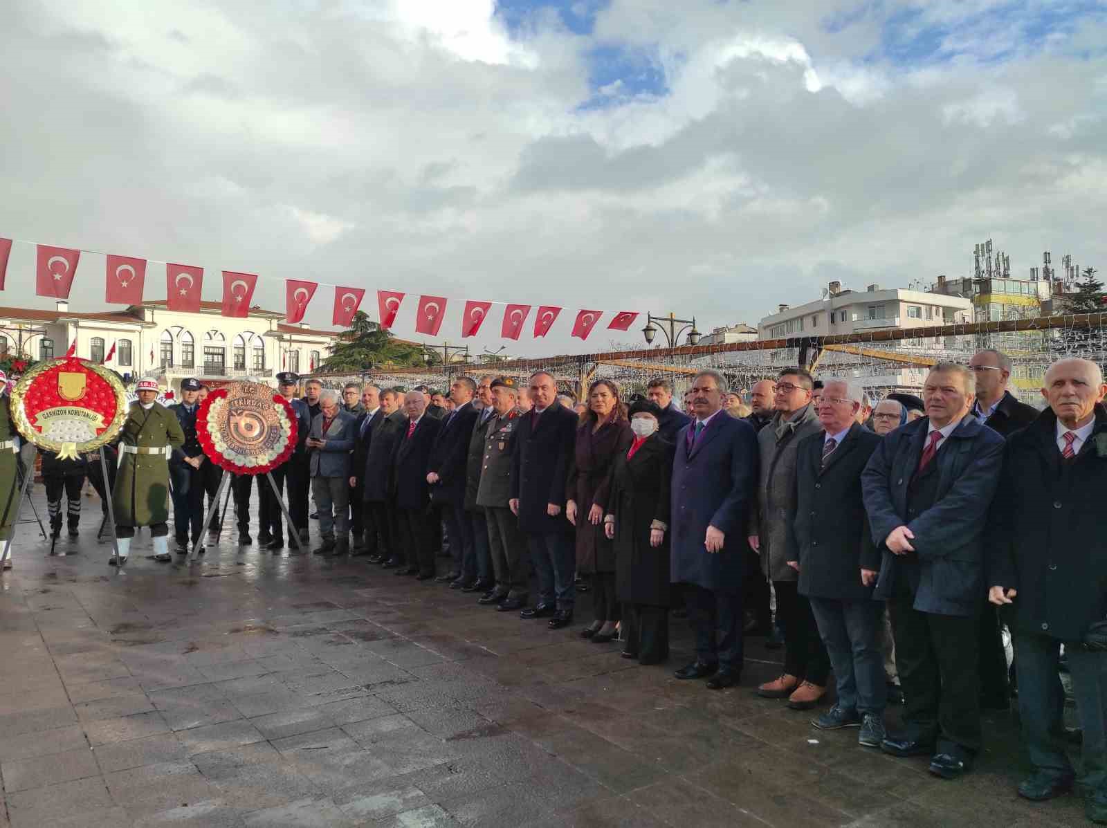 Tekirdağda Vatan Şairi Namık Kemal Doğumunun 184. Yıl Dönümünde Anıldı