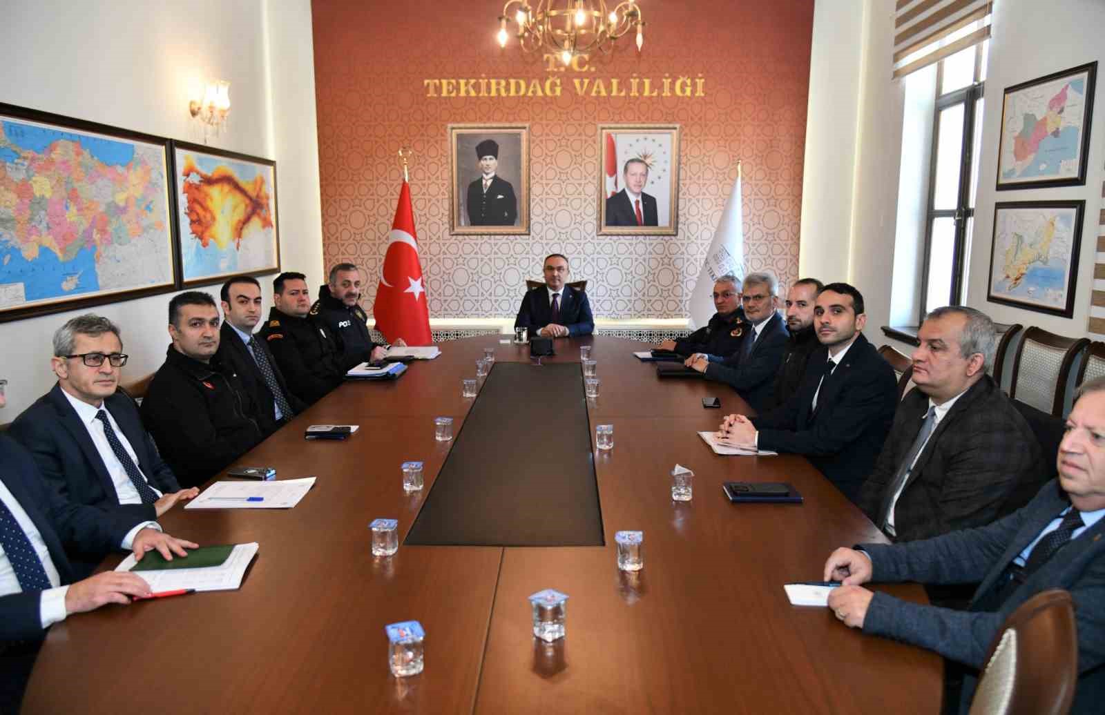 Tekirdağda Yılbaşı Tedbirleri: 2 Bin 816 Personel Görev Başında Olacak