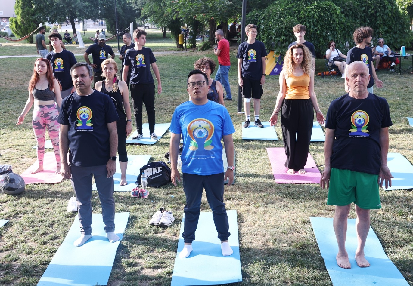 Yoga Gününü Birlikte Kutladılar