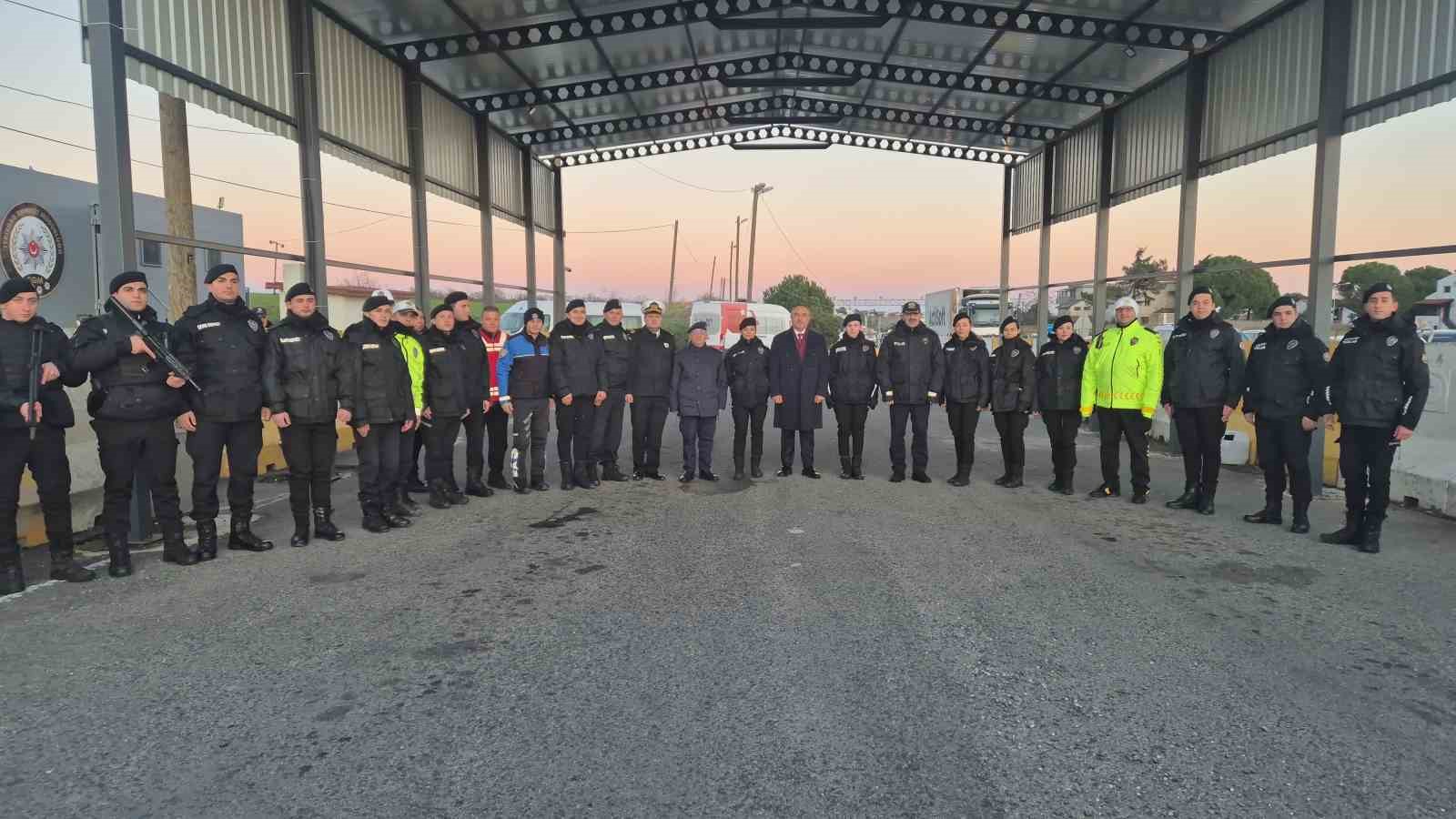 Tekirdağ Valisinden Yılbaşı Denetimi