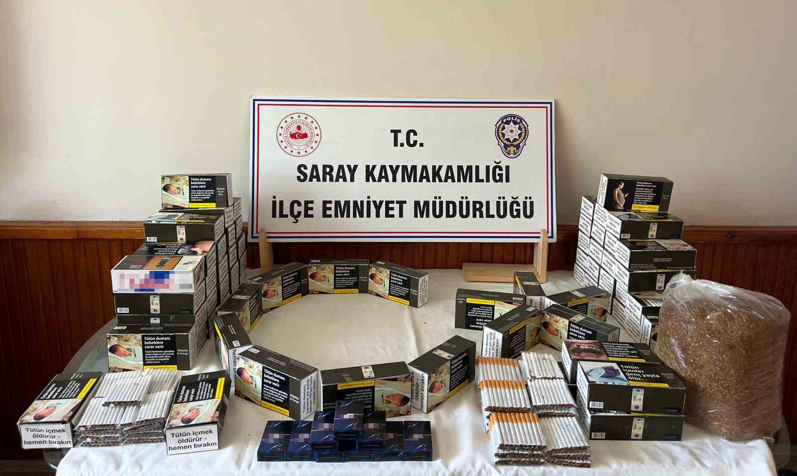 Tekirdağda Kaçak Tütün Operasyonu: 3 Kişi Gözaltına Alındı
