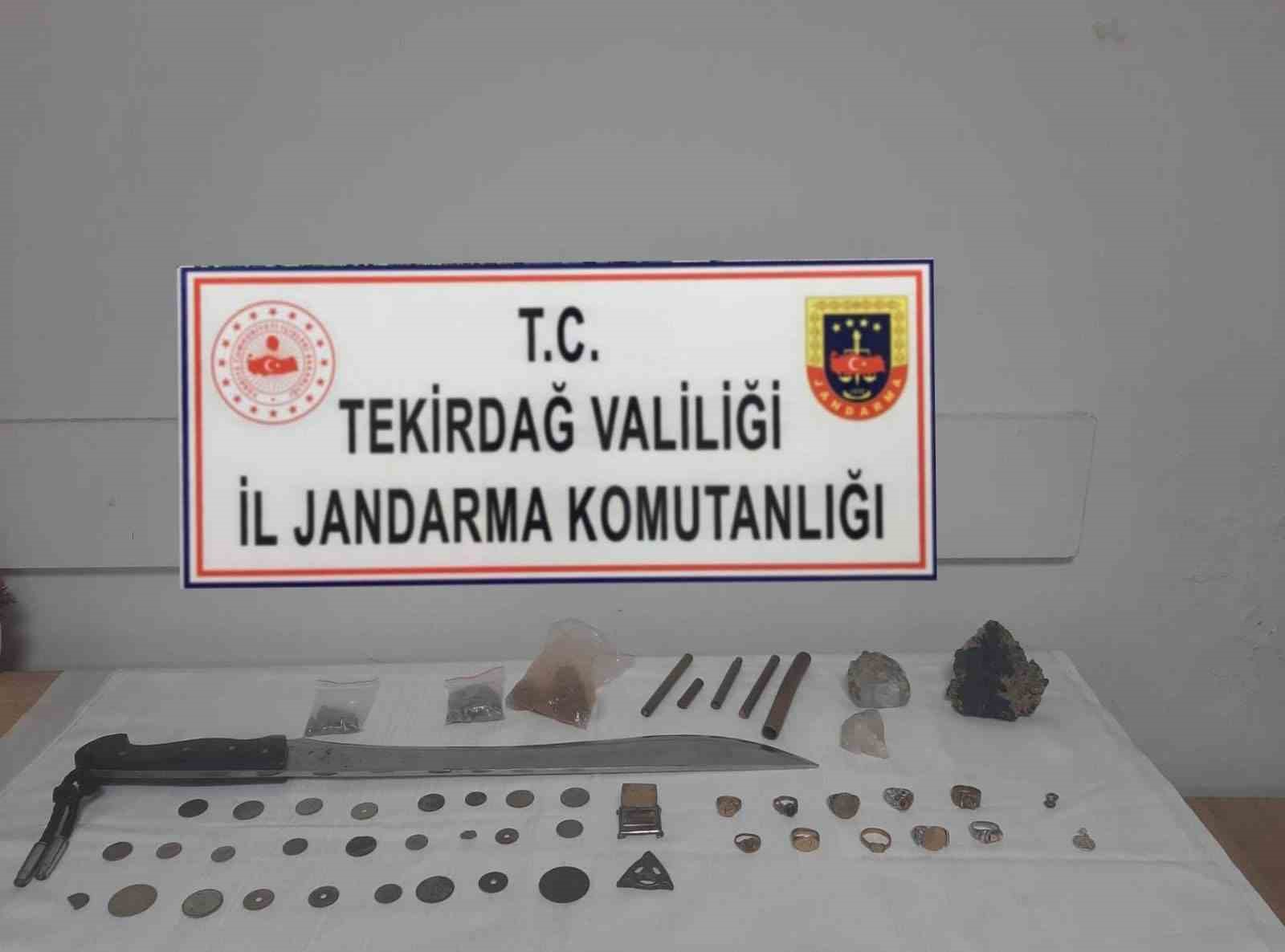 Tekirdağda Silah Ve Tarihi Eser Operasyonları: 3 Ayrı Adrese Eş Zamanlı Denetim