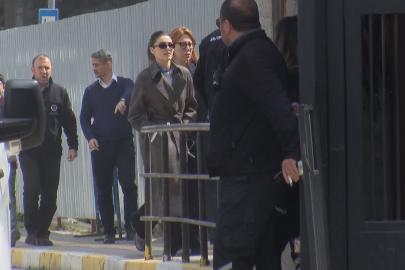 İstanbul - ‘Uyuşturucu’ soruşturmasında Hande Erçel Adli Tıp Kurumu’nda / Görüntü ve fotoğraf